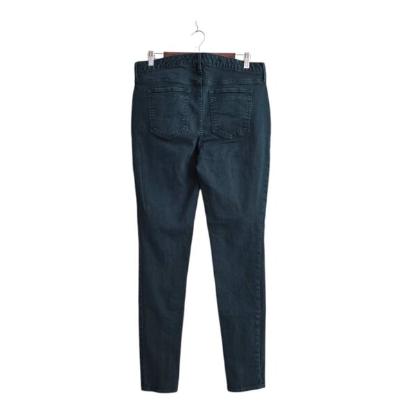 Eddie Bauer Slightly Curvy Skinny Jeans In Forrest Green Sz 12T - Picture 5 of 9